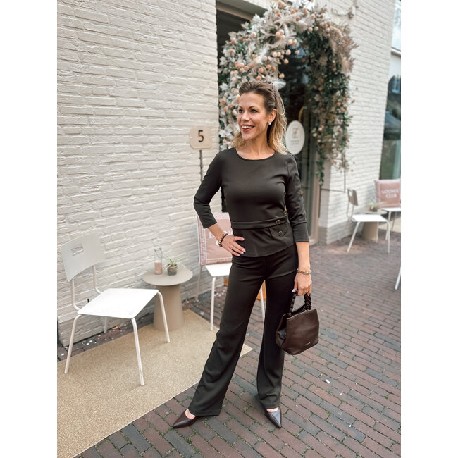 PANTALON CFC0126393003 DARK CIOCCOLATO