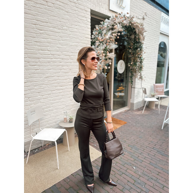 PANTALON CFC0126393003 DARK CIOCCOLATO