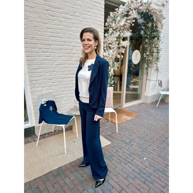 BROEK LONDERZEEL NAVY