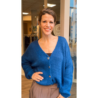 VEST SOFINE ROYAL BLUE/GOLD ONE SIZE