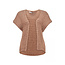 GILET KNIT DARIA TAUPE CAMEL