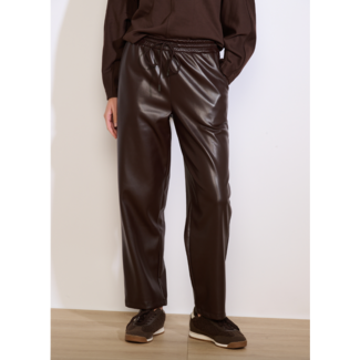 BROEK LEERLOOK EXJOGPU CHOCO