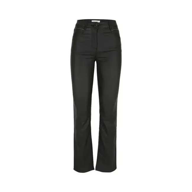 BROEK GECOAT BOOTCUT SHANYA BLACK