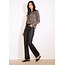 BROEK GECOAT BOOTCUT SHANYA BLACK