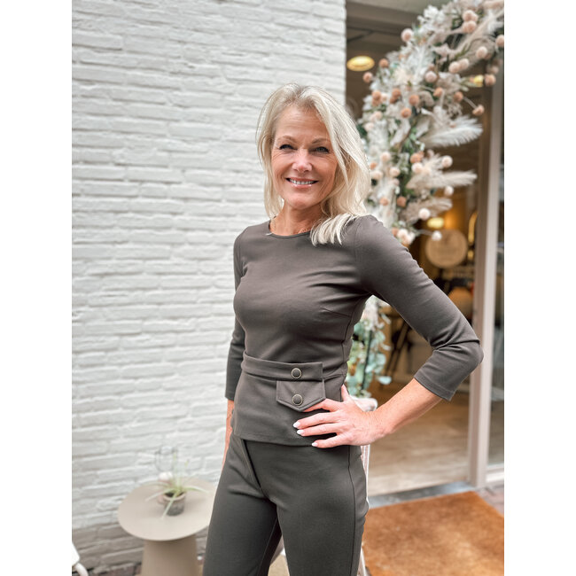 PANTALON CFC0126393003 DARK CIOCCOLATO