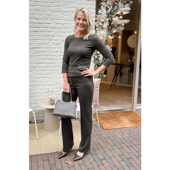 PANTALON CFC0126393003 DARK CIOCCOLATO