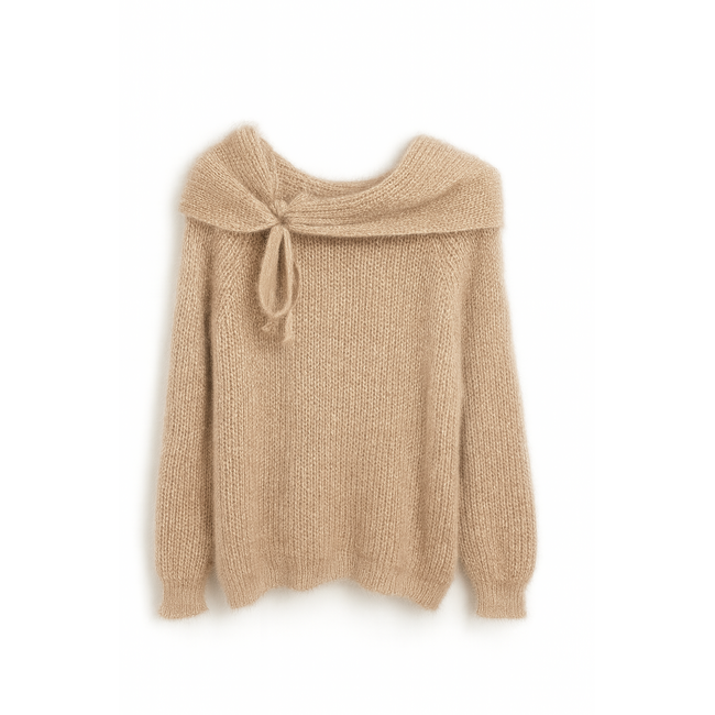 TRUI STORMY OFFSHOULDER BEIGE