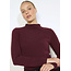 TOP LANGE MOUW/COL NOALS BORDEAUX