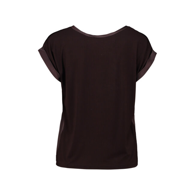SHIRT SANA SATIN CHOCO