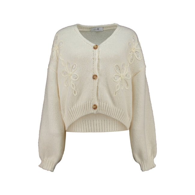 VEST MAVEL CREME FLOWER