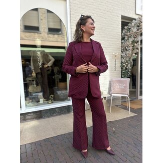 BLAZER SPARKLE BIBA BORDEAUX