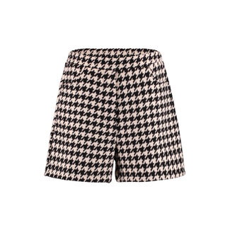 SHORT FEE CHECK BLACK