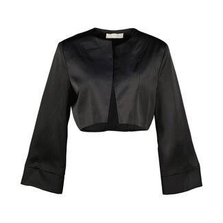BOLERO SATIN BLAZER LUANDA BLACK