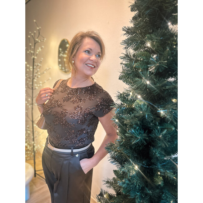 TOP PARTY CAPRI CHOCO