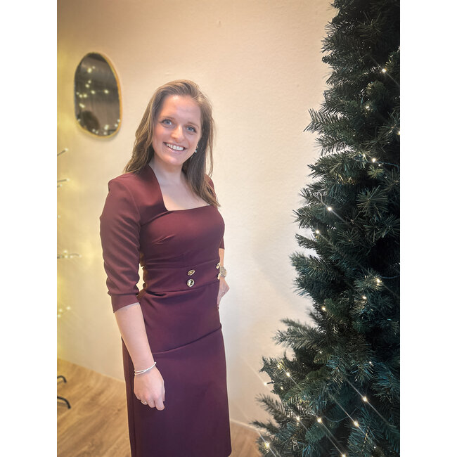 JURK REWI CFC0126771003 BORDEAUX U-HALS