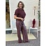 PANTALON LEERLOOK ANDORRA BORDEAUX