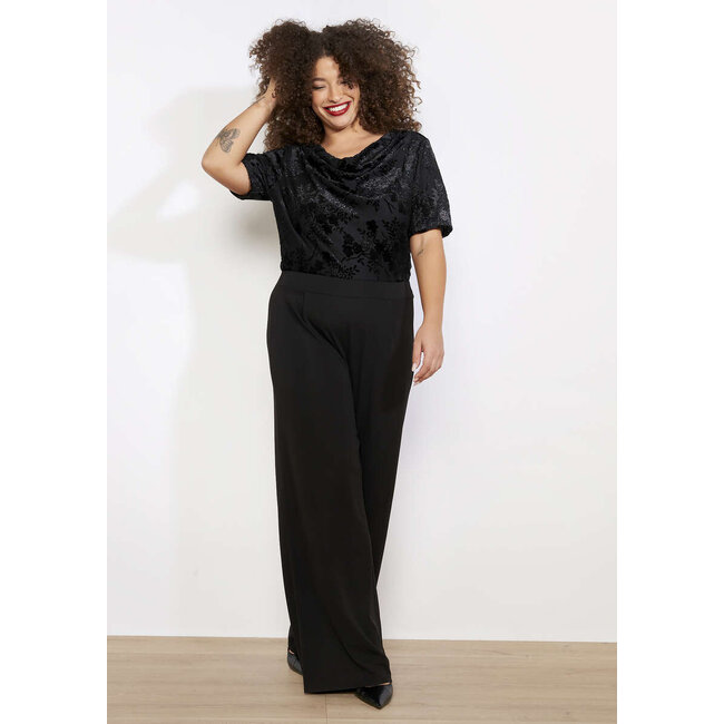 JUMPSUIT FLOCKY BLACK