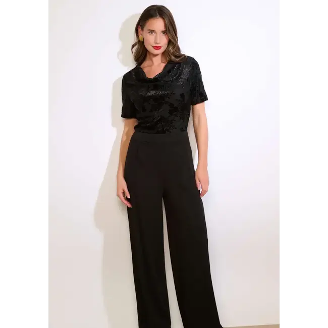 JUMPSUIT FLOCKY BLACK