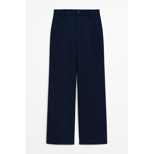 BROEK TWILLWID NAVY