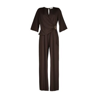 JUMPSUIT OLEARIA STRETCH CHOCO