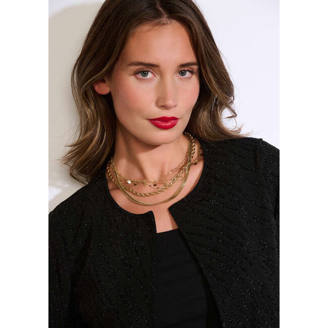 BLAZER ZEBRALU STRETCH LUREX