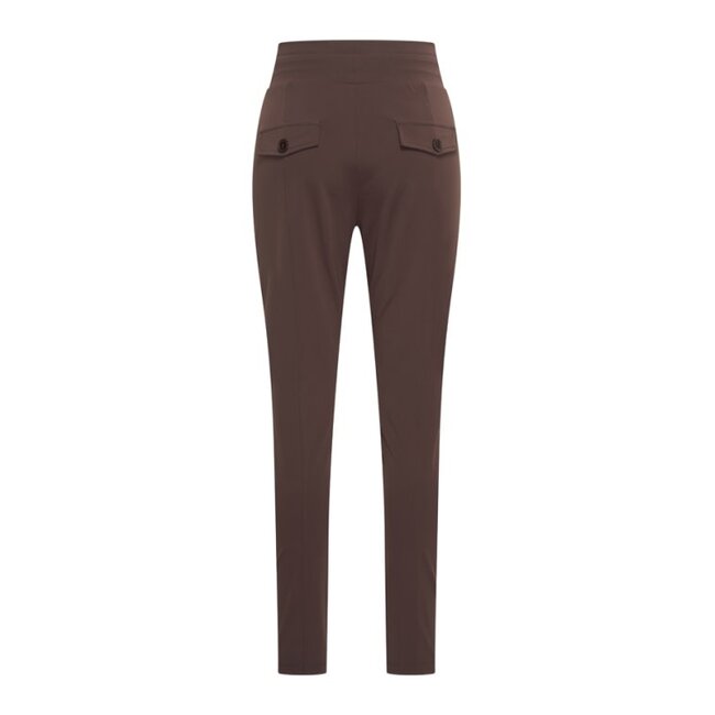 BROEK TRAVEL SKINNY ESPRESSO MP202134