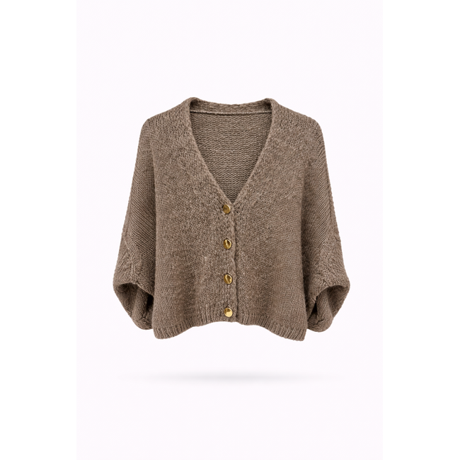 VEST SOFINE TAUPE/GOLD ONE SIZE