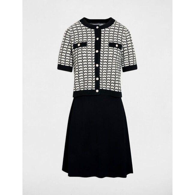 JURK RMORESA BLACK KNIT