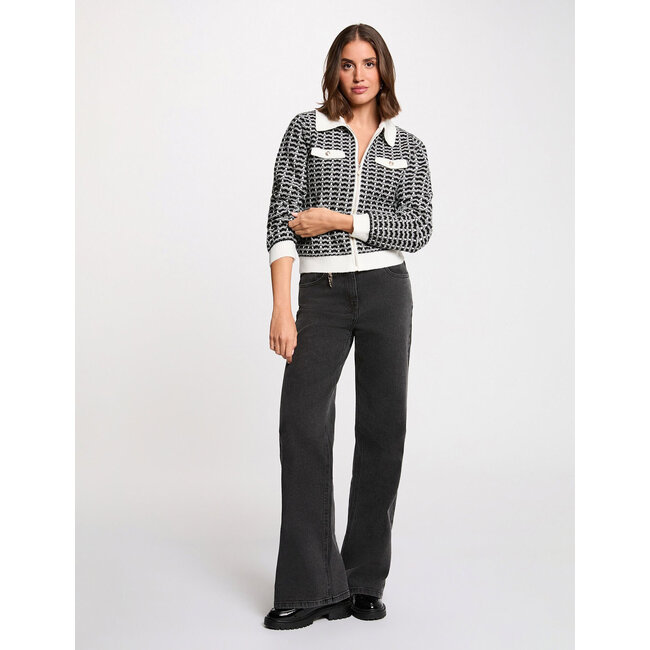 VEST MLILIAN BLACK/WHITE