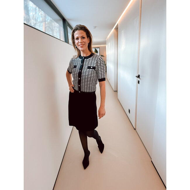 JURK RMORESA BLACK KNIT