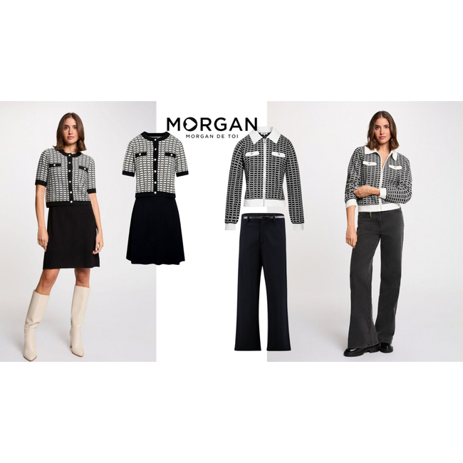 VEST MLILIAN BLACK/WHITE