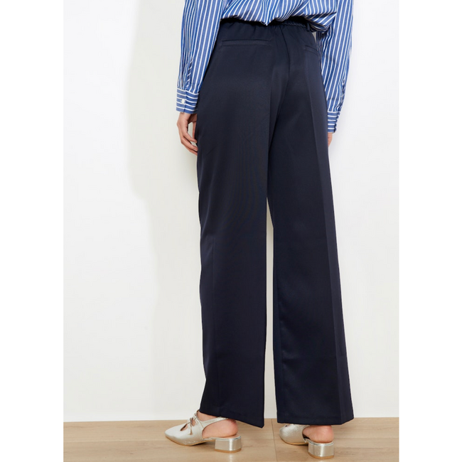 BROEK TWILLWID NAVY