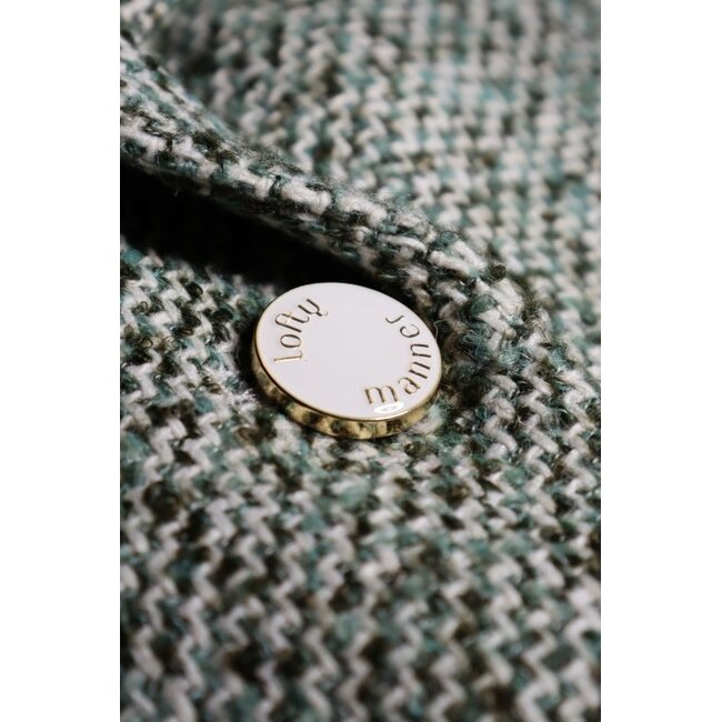 LOFTY MANNER BLAZER KORT MARION GREEN