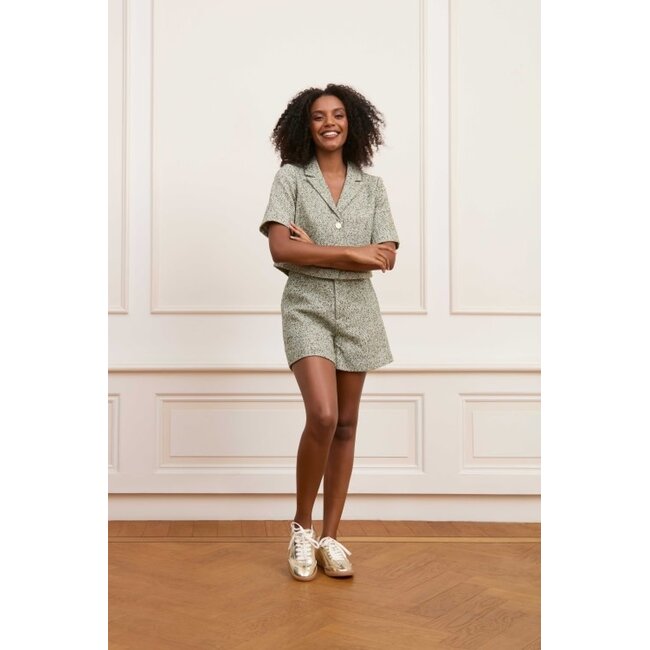 LOFTY MANNER BLAZER KORT MARION GREEN