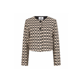 LOFTY MANNER JACKET CLEO BLACK WHITE