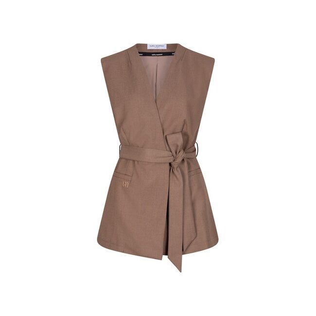 LOFTY MANNER GILET AALYA TAUPE