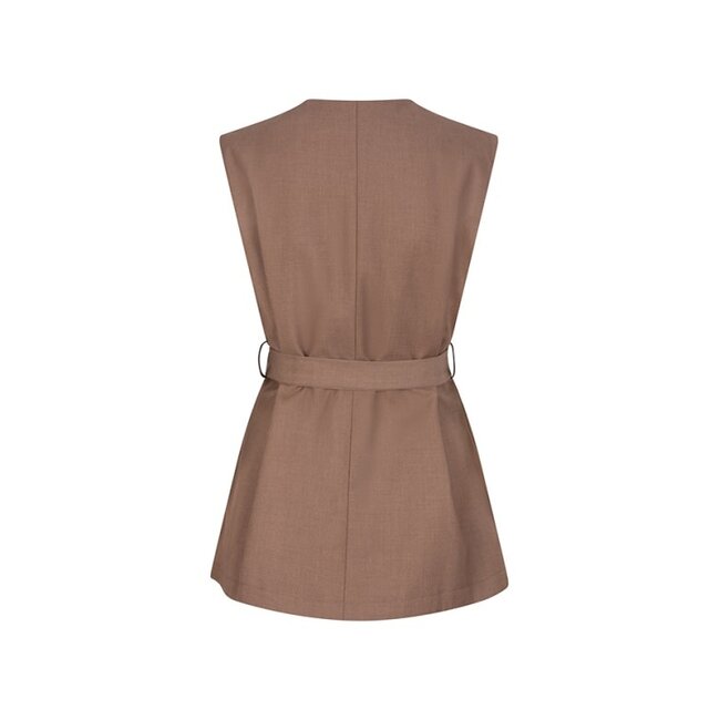 LOFTY MANNER GILET AALYA TAUPE