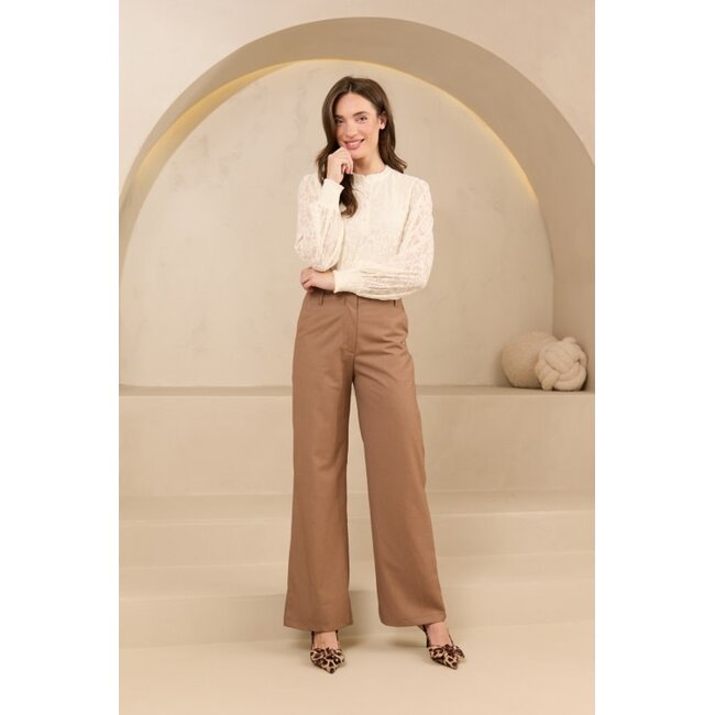 LOFTY MANNER PANTALON SHAYMA TAUPE