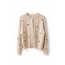 VEST BEIGE GOLD BUTTONS M967