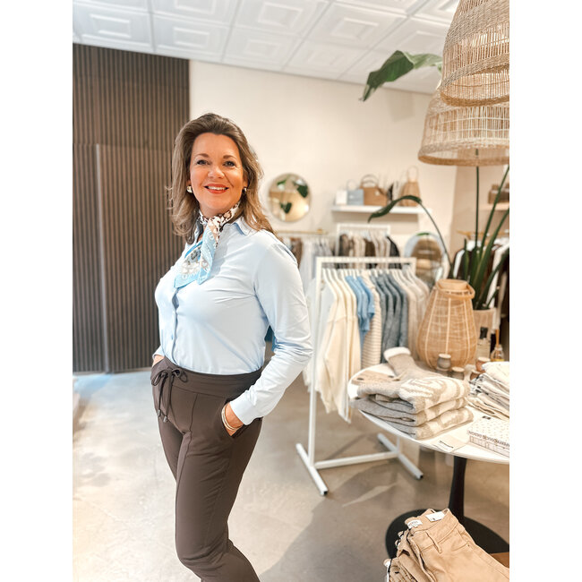 BLOUSE TRAVEL LIGHT BLUE MP202509