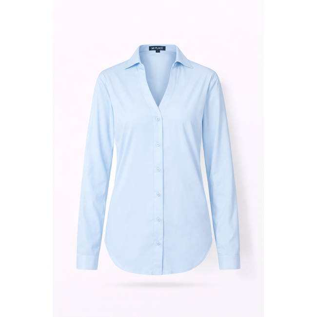 BLOUSE TRAVEL LIGHT BLUE MP202509