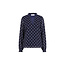 LOFTY MANNER BLOUSE ELIZA NAVY PRINT