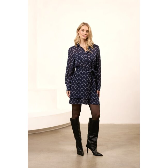 LOFTY MANNER JURK JAZZY PRINT NAVY