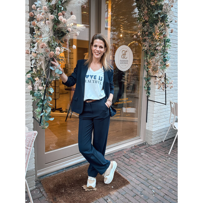 BROEK NEWSCUB NAVY (SET)