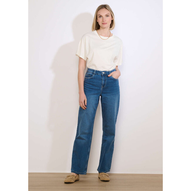 JEANS D-LIVOLONG1F MEDIUM BLUE