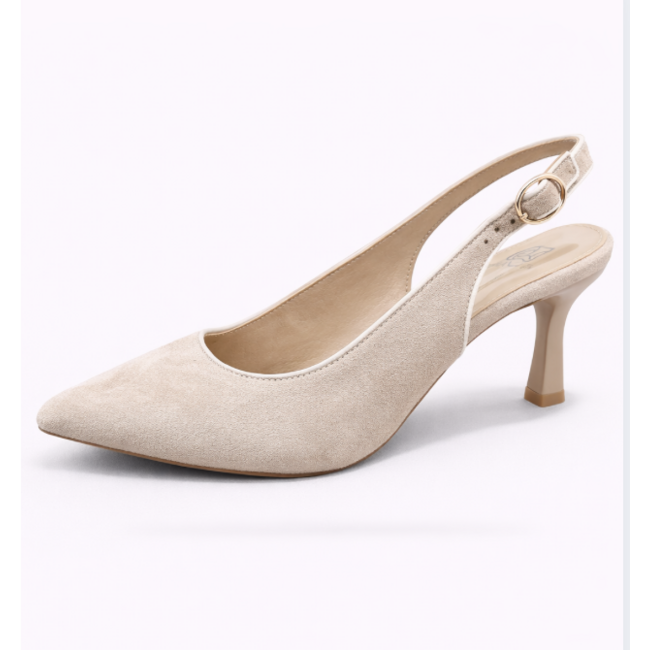 SCHOEN SLINGBACK SAND/ECRU CH937