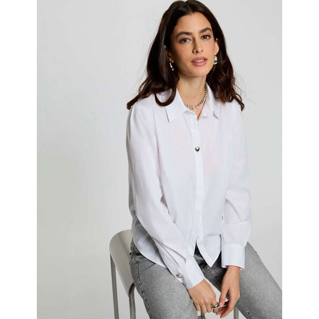 BLOUSE COEUR WHITE