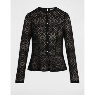 BLOUSE TMARCUS LACE BLACK