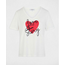 SHIRT DSTORY HEART WHITE