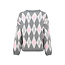 TRUI ULLA GREY/PINK  CHECK